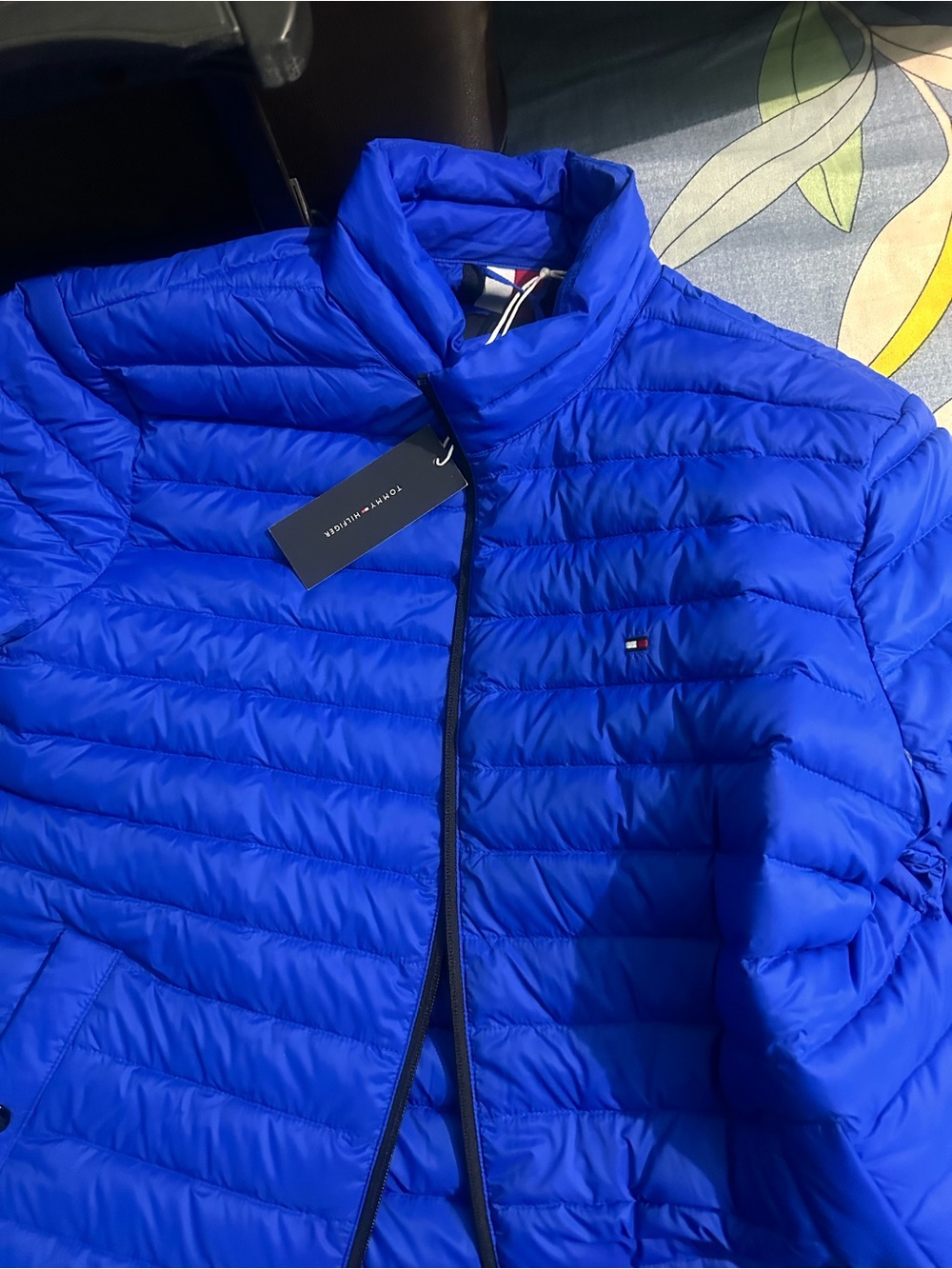 Tommy Hilfiger cobalt blue Quilted Packable Jacket